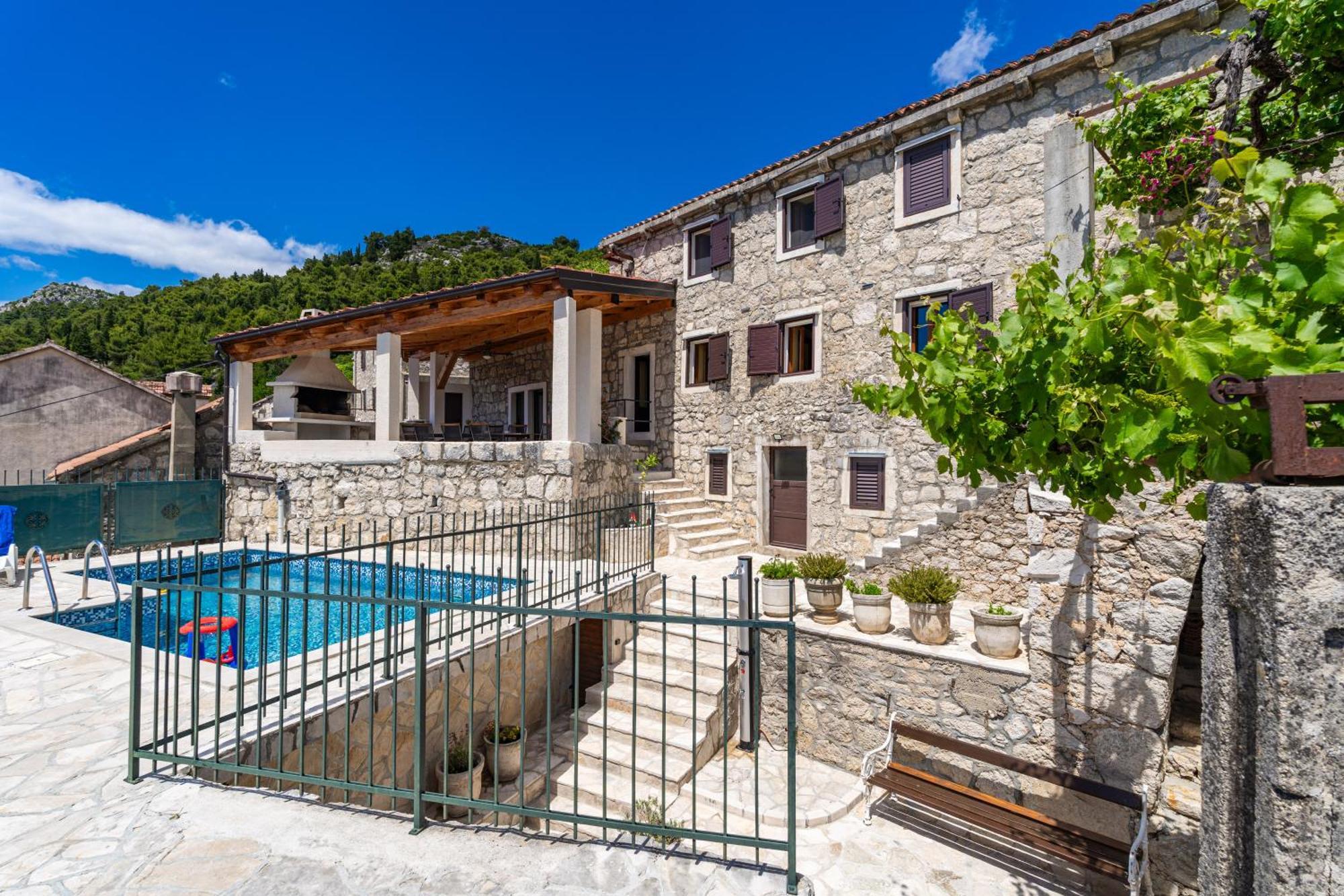 Private Pool Villa - Meditteranean Peace Slano Kültér fotó